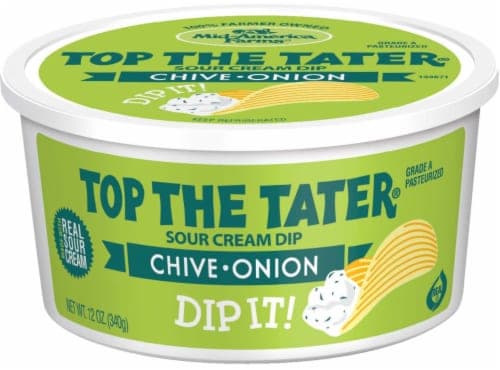 Top The Tater Chive Onion Sour Cream Dip