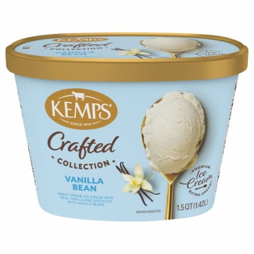 Kemps Simply Crafted Vanilla Bean Premium Ice Cream