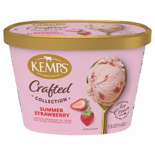 Kemps Simply Crafted Strawberry Ice Cream