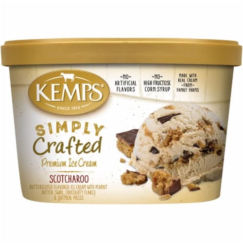 Kemps Simply Crafted Scotcharoo Premium Ice Cream