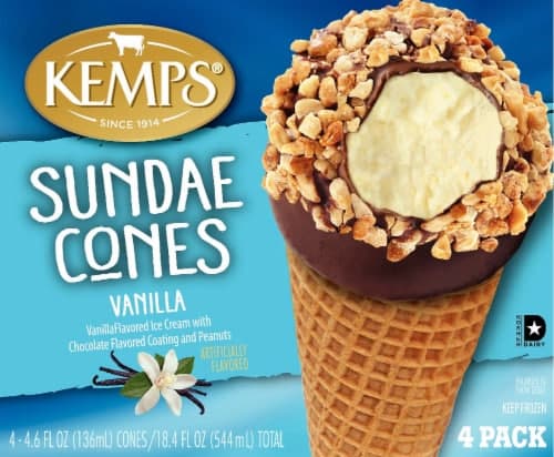 Kemps Vanilla Sundae Cones