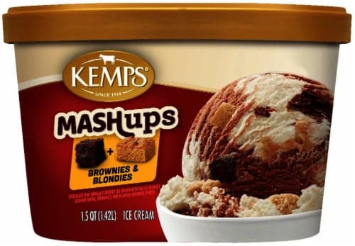 Kemps Mashups Brownies & Blondies Ice Cream Tub
