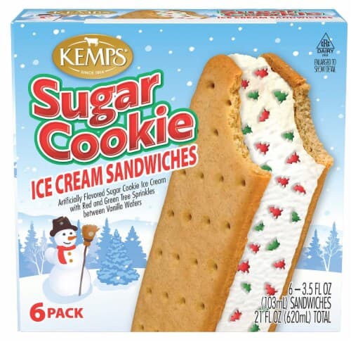 Kemps Sugar Cookie Ice Cream Sandwiches