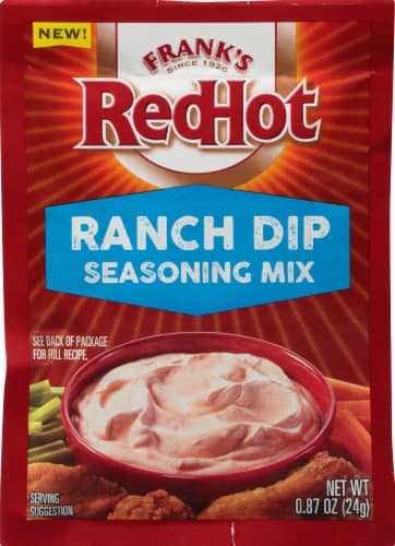 Frank'S Redhot Ranch Dip Seasoning Mix