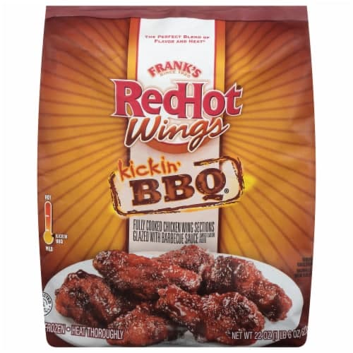 Frank'S Redhot  Fully Cooked Kickin' Bbq Chicken Wings