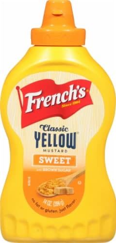 French'S Classic Yellow Sweet With Brown Sugar Mustard. Squeeze