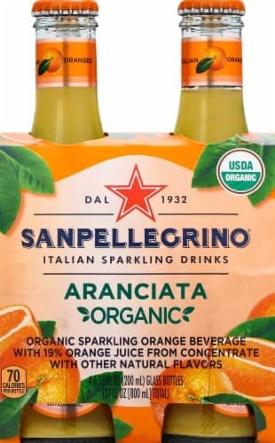 Sanpellegrino Organic Aranciata Sparkling Beverage