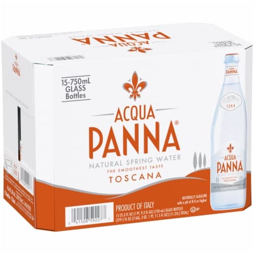 Acqua Panna Natural Spring Water, Oz Glass Water Bottles