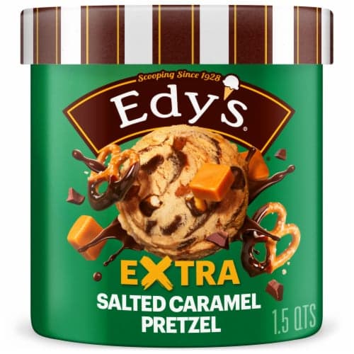Edy'S And Dreyer'S Rocky Road Collection Salted Caramel Pretzel Path Ice Cream