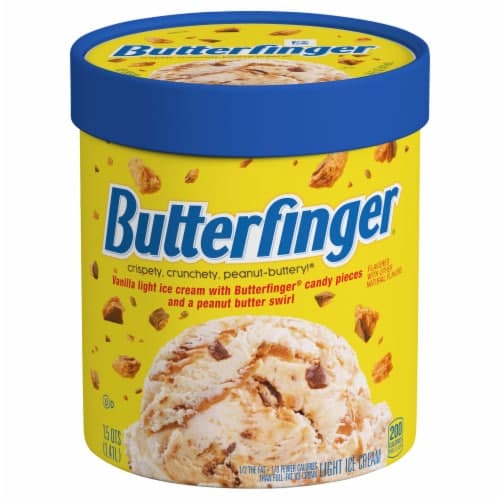 Nestle Butterfinger Light Ice Cream Tub