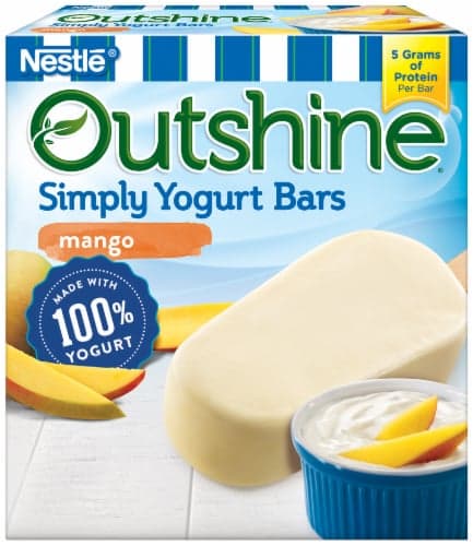 Outshine Yogurt Bars, Simply, Mango
