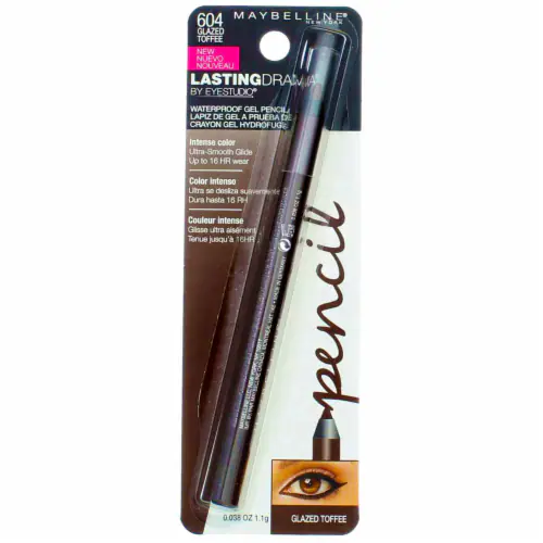 Maybelline Gel Pencil, Waterproof, Glazed Toffee 