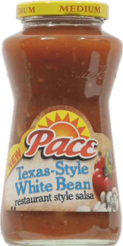 Pace Salsa, Restaurant Style, Texas-Style White Bean, Medium