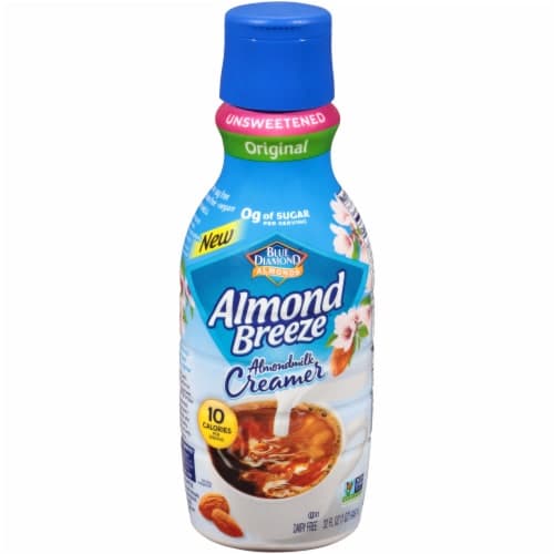 Blue Diamond Almond Breeze Unsweetened Original Almondmilk Creamer. Oz.