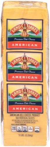 Grab & Go Land O' Lakes Yellow American Cheese Fresh Sliced Deli Cheese