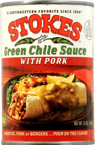 Stokes Green Chile Sauce With Pork Mild
