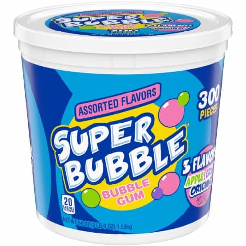 Super Bubble Apple Grape & Original Bubble Gum