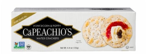 Capeachio'S Pepper And Poppy Crackers