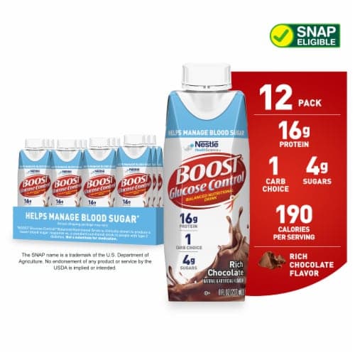 Boost Drnk Glucose Control Chocolate