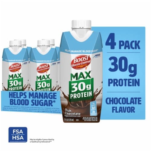 Boost Glucose Control Max Protein Ready To Drink Nutritional Drink, Rich Chocolate