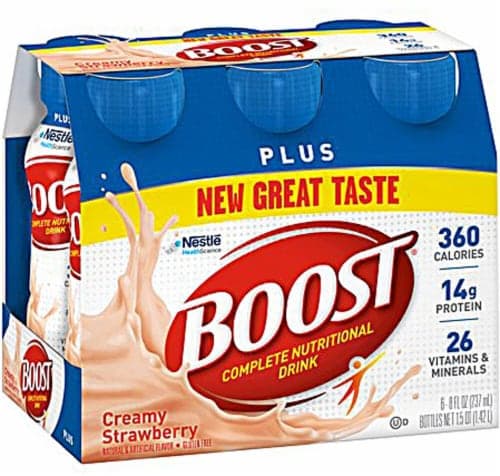 Nestle  Boost Plus Nutritional Creamy Strawberry Drink