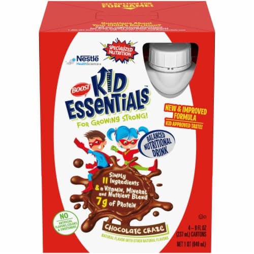 Nestle Healthcare Nutrition Inc Boost Kids Essentials Chocolate Carton Cartons - Medical Nutrition