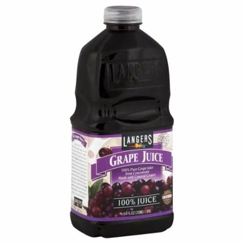 Langers Grape Juice Vitamin