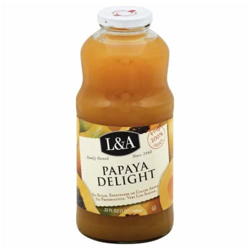 L&A 100% Juice, Papaya Delight