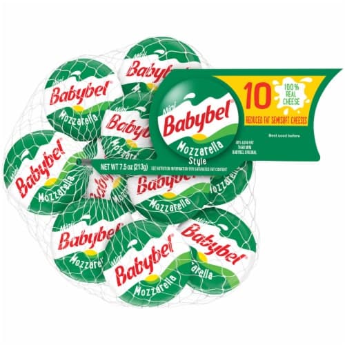 Mini Babybel Mozzarella Style Reduced Fat Semisoft Cheeses