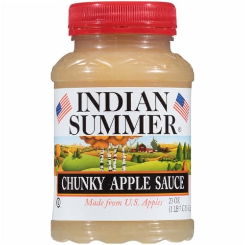 Indian Summer Chunky Apple Sauce. Jar