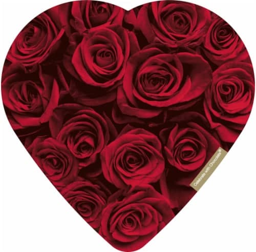 Elmer Assorted Chocolates In Rose Bouquet Heart Shaped Valentine Candy Gift