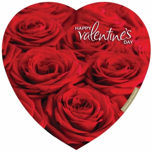 Elmer Chocolate In Bunch Of Roses Heart Gift Box Valentine Candy