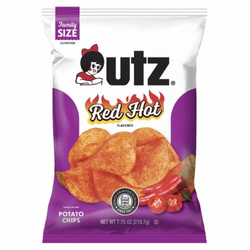 Utz Red Hot Potato Chips Gluten Free