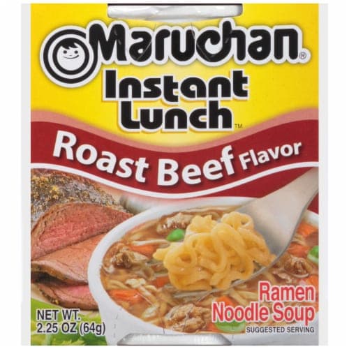Maruchan Instant Lunch Roast Beef Flavor Ramen Noodle Soup