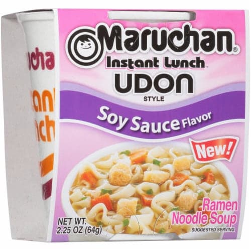 Maruchan Ramen Noodle Soup, Soy Sauce Flavor, Udon Style