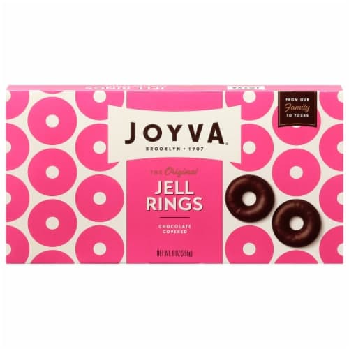 Joyva Ring Jells Chocolate And Raspberry Candy