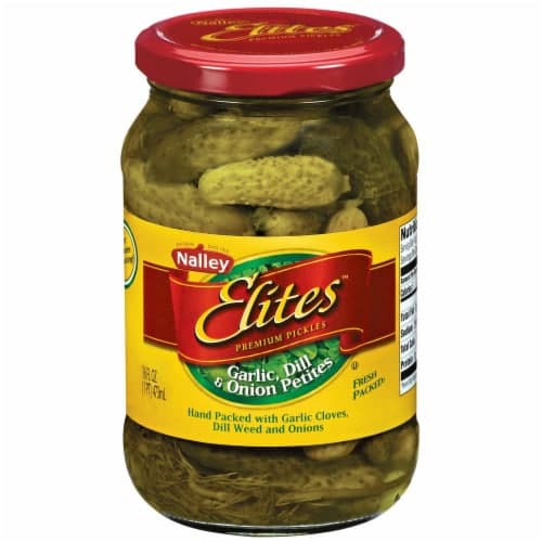 Nalley Elites Garlic Dill & Onion Petite Pickles