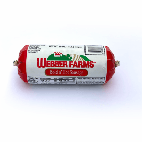 Webber Farms Bold N' Hot Sausage Roll
