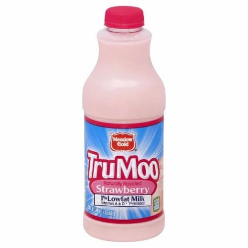 Trumoo 1% Lowfat Strawberry Milk