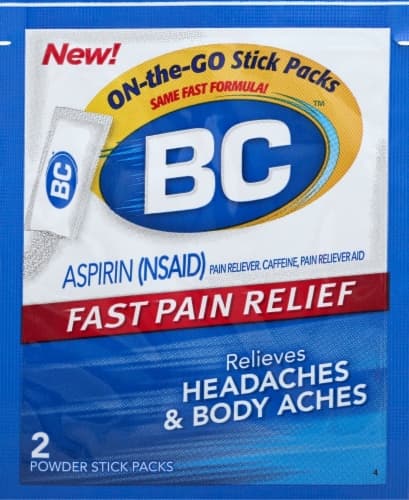 Bc Powder Original Strength Pain Reliever, Aspirin Dissolve