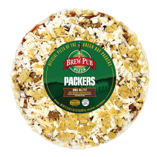 Brew Pub Pizza Packers Bbq Blitz  Pizza