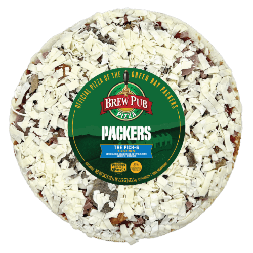 Brew Pub Pizza Packers The Pick-6  Pizza