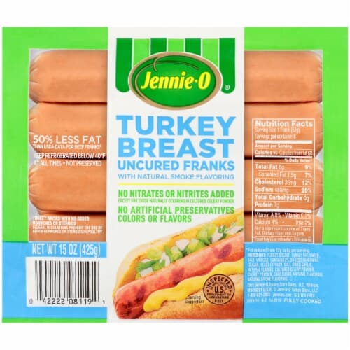 Jennie-O Franks, Uncured, Turkey Breast