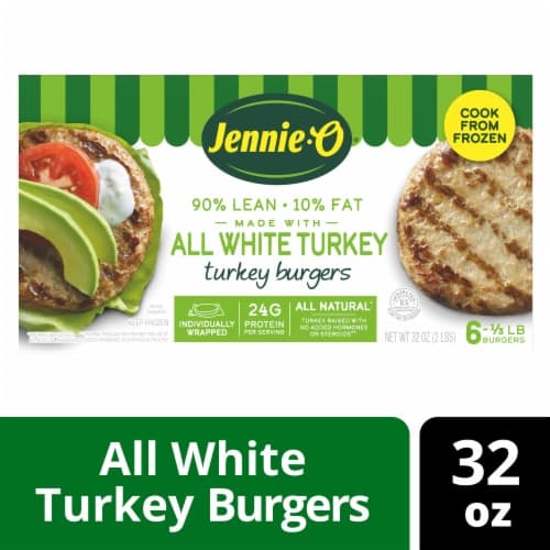 Jennie-O, Turkey All White Turkey Burgers