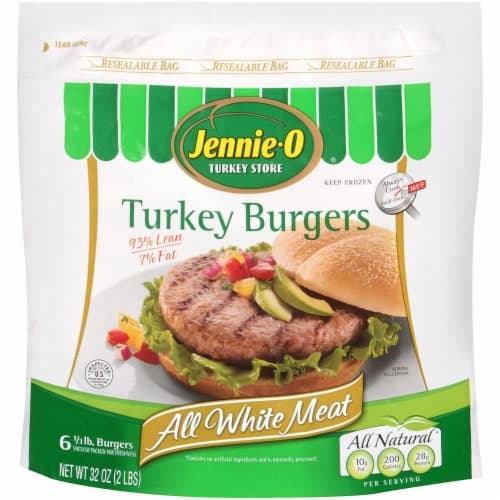 Jennie-O Turkey Burgers, All White Meat