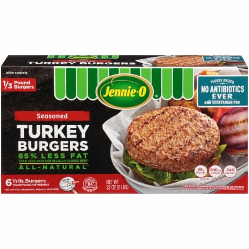 Jennie O Turkey Burgers, Seasoned