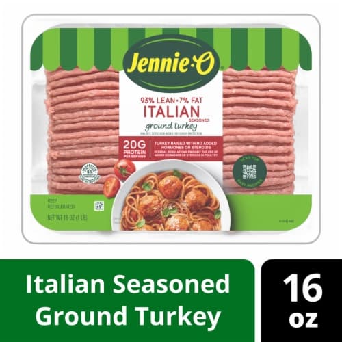 Jennie-O Turkey Store Lean Ground Turkey Italian Seasoned Fresh