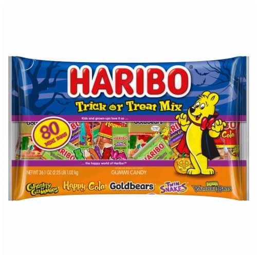 Haribo Trick Or Treat Gummi Halloween Candy Mix