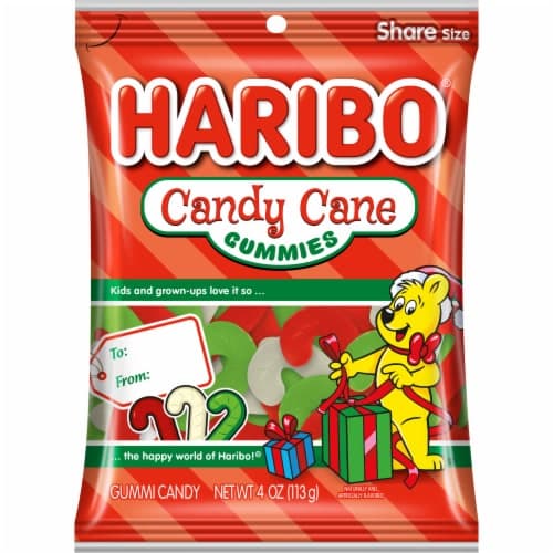Haribo Goldbears Holiday Candy Cane Gummy Bears