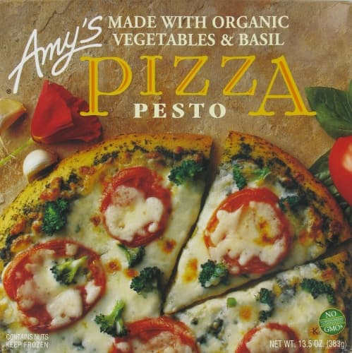 Amy'S Pizza, Pesto, Hand-Stretched Crust